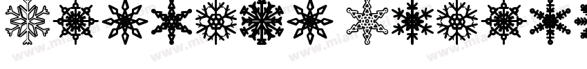 Awesome Snowflakes字体转换